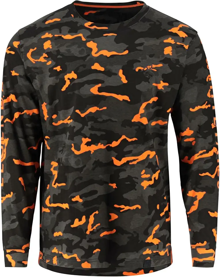 Legendary Whitetails Mens Long Sleeve T-Shirt 100% Cotton Preshrunk Tee