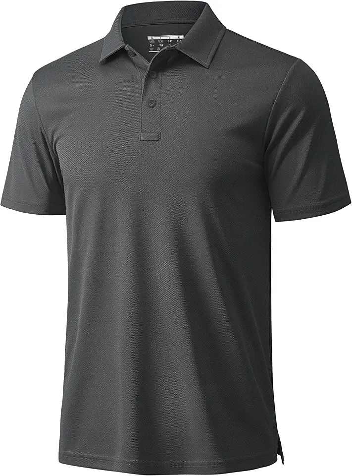 MAGCOMSEN Men's Polo Shirts Short Sleeve Golf Quick Dry Collared Moisture Wicking Athletic Performance Polos