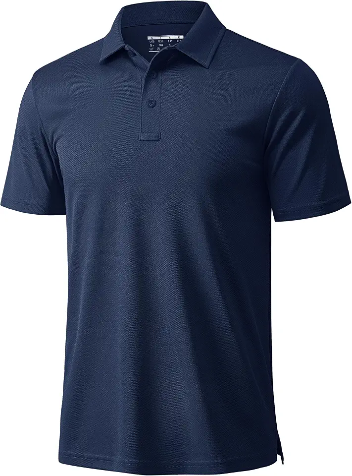 MAGCOMSEN Men's Polo Shirts Short Sleeve Golf Quick Dry Collared Moisture Wicking Athletic Performance Polos