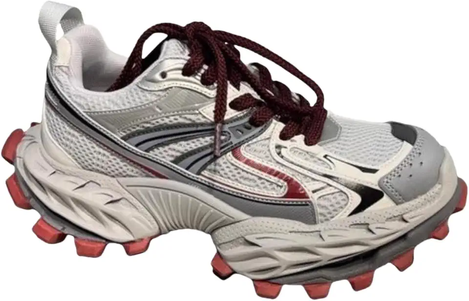 Men's Colorblock Chunky Platform Sneakers: Lace - Up, Non - Slip, Casual for Walking, Driving & Daily