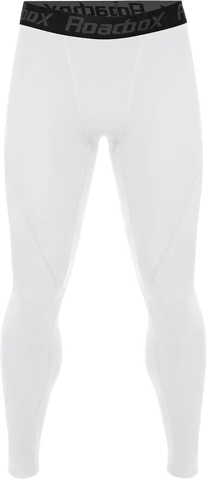 Global Recycled Standard Roadbox Men’s Compression Pants Running Tights, Performance Sports Workout Leggings, Athletic Base Layer for Gym Basketball