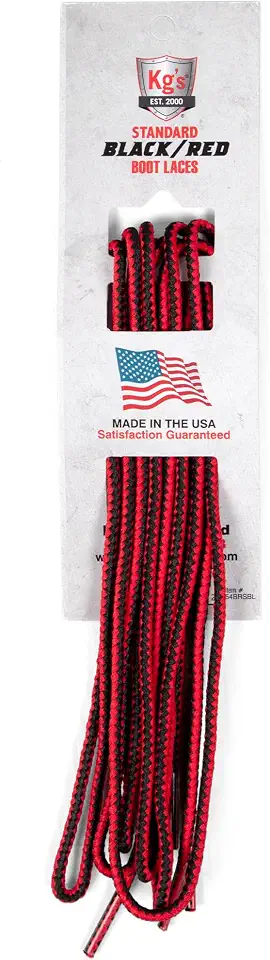 Kg's Everyday Heavy Duty Boot Laces [3 Pairs] – Durable Shoelaces for Work Boots, Hiking Shoes & Outdoor Footwear (54"-120")
