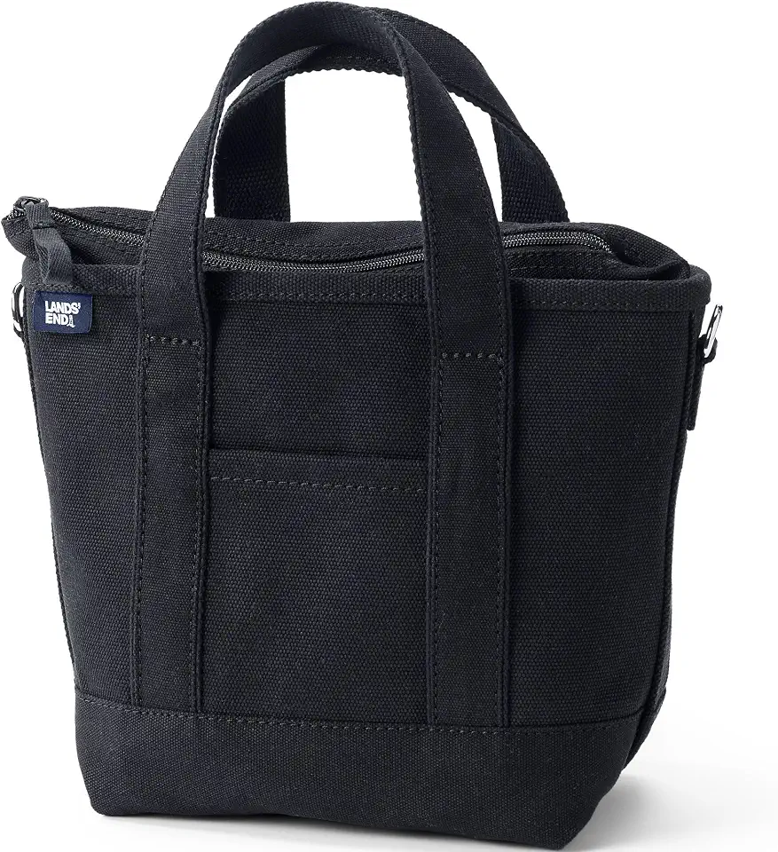 Lands' End Zip Canvas Tote