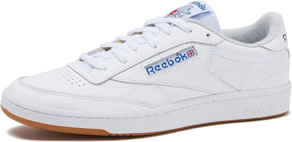Reebok Club C 85 Mens Tennis Shoes, Casual Fashion White Sneakers for Men