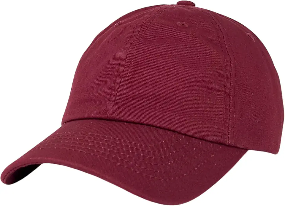 E BY ELIDAN Classic Dad Hat Cotton, Low-Profile Plain Baseball Cap, Adjustable, Breathable and Packable