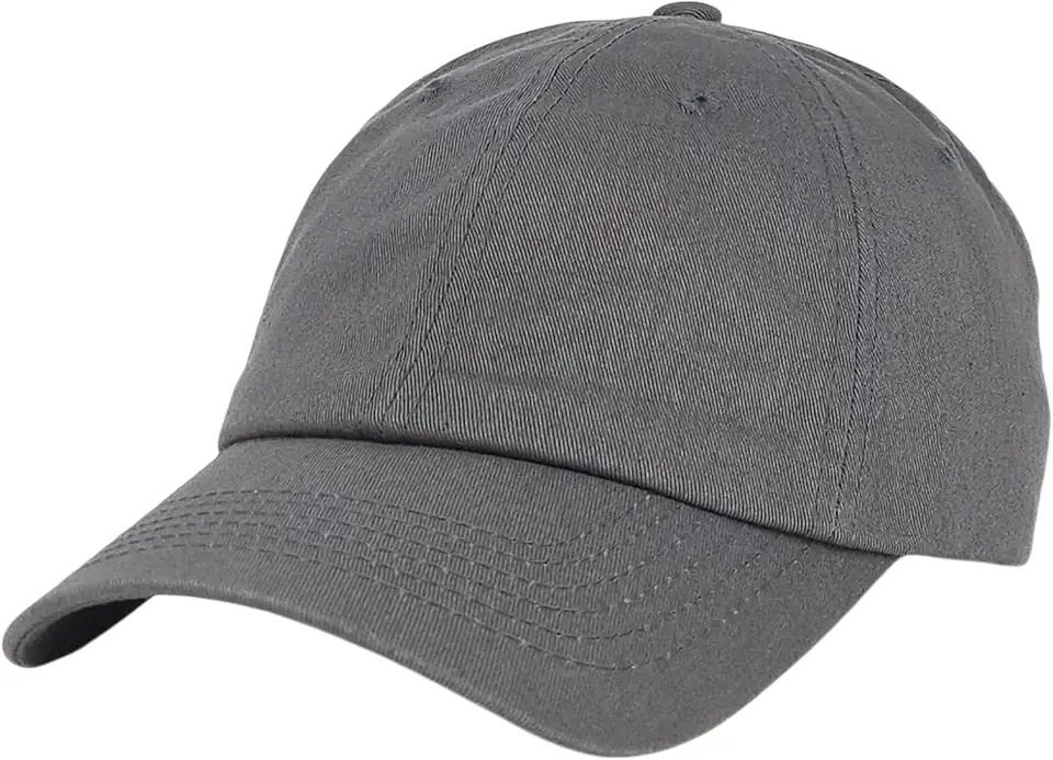 E BY ELIDAN Classic Dad Hat Cotton, Low-Profile Plain Baseball Cap, Adjustable, Breathable and Packable