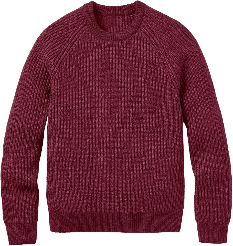 JEMLDL Men's Crewneck Sweater Casual Wool Blend Sweaters for Men