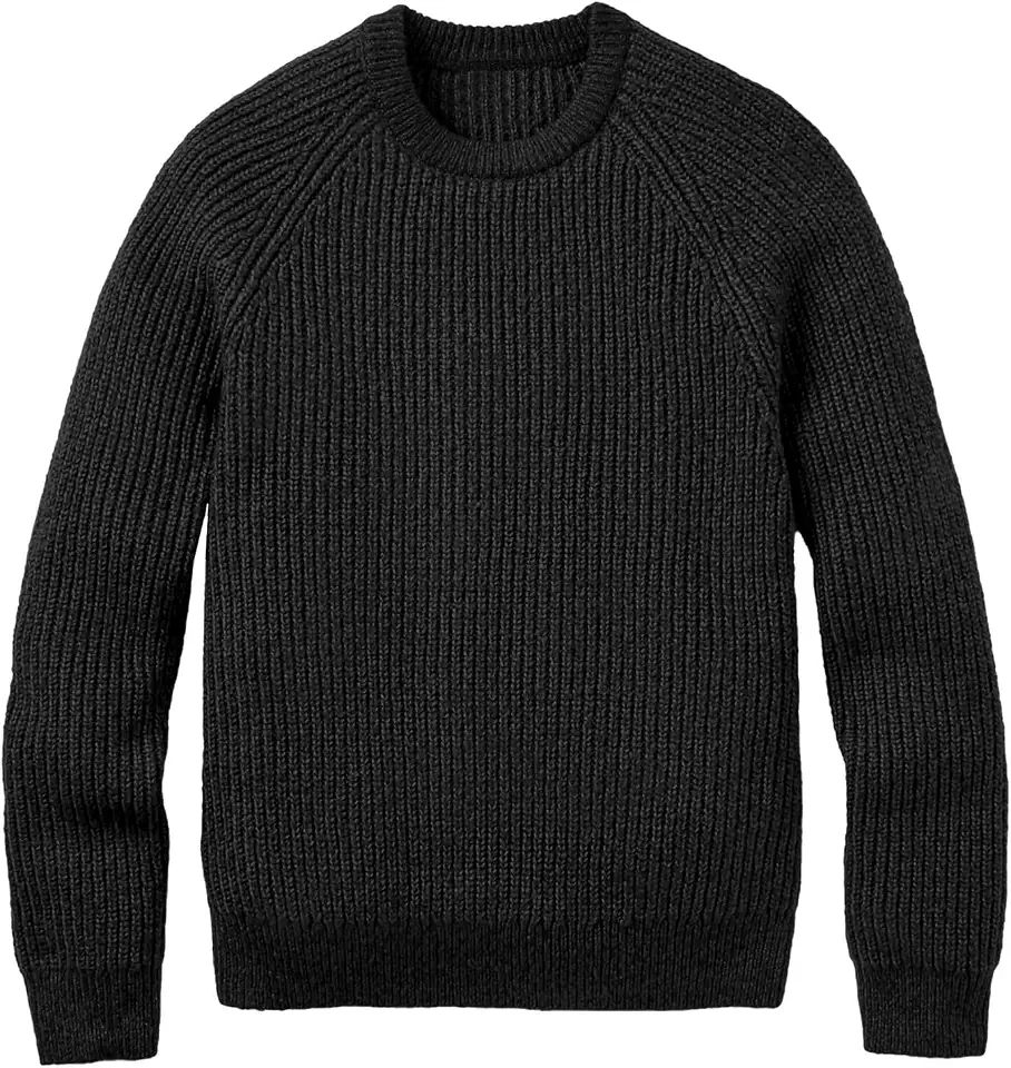JEMLDL Men's Crewneck Sweater Casual Wool Blend Sweaters for Men