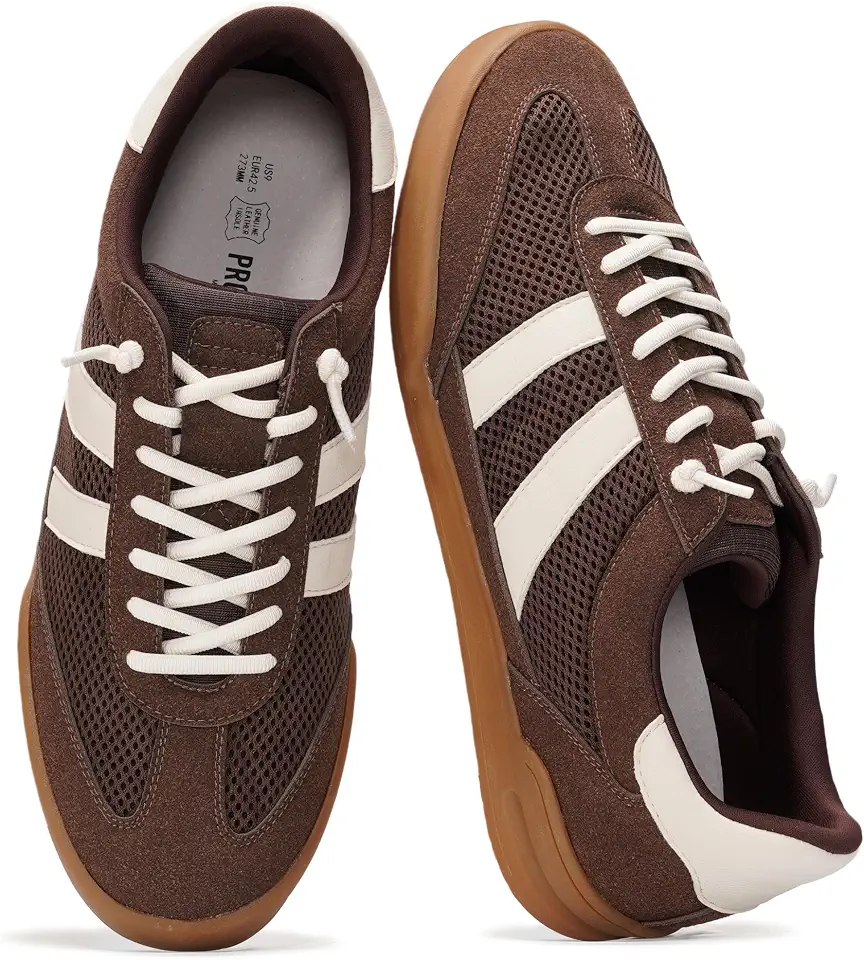 Project Cloud 100% Genuine Leather Sneakers for Men Easy Slip-on Mens Shoes