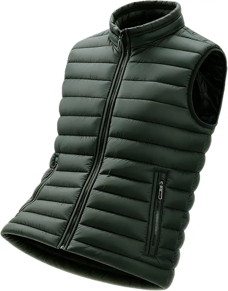 Men's Lightweight Casual Jacket with Sleeveless Warm Vest