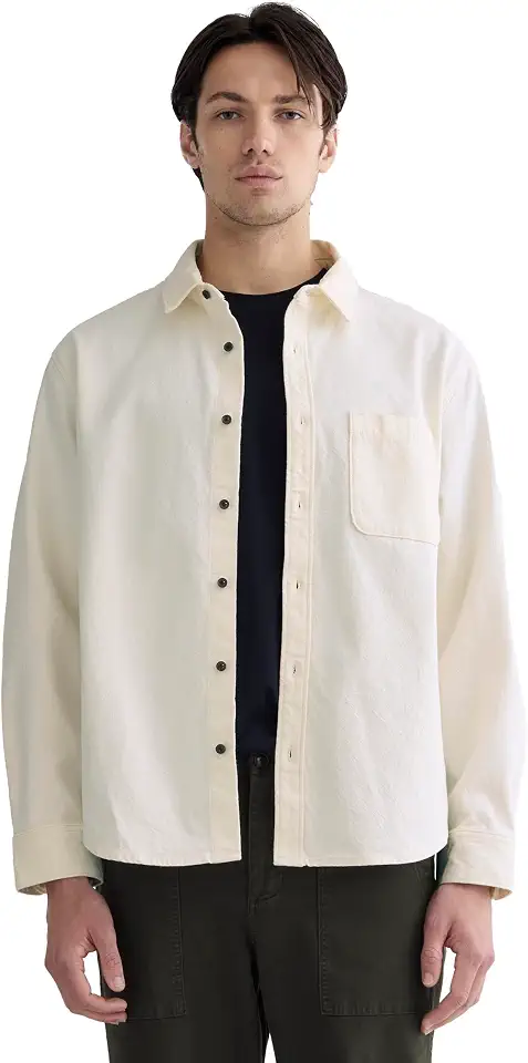 Organic Content Standard 100 Everlane Men's The Canvas Organic Cotton Overshirt