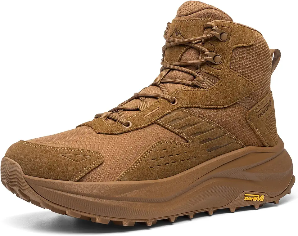 NORTIV 8 Men's Wide Toe Box Hiking Boots