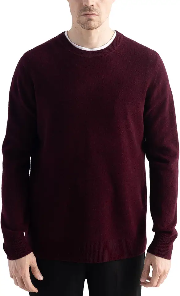 Chanyarn Men's 100% Merino Wool Sweater 2026 Fall Winter First-Line Ready to Wear Crew Neck Long Sleeve Seamless Knit Sweater