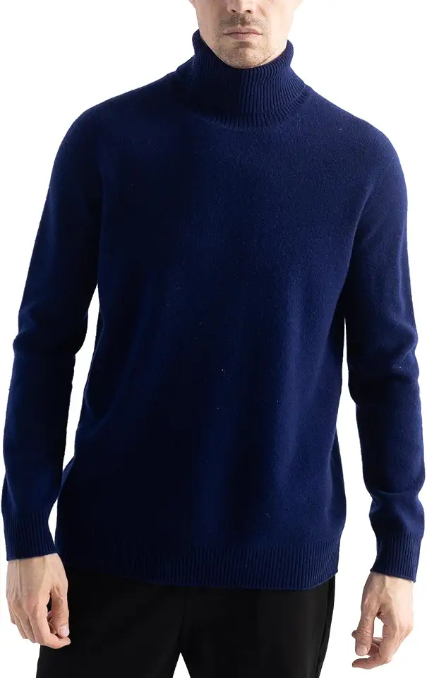 Chanyarn Men's 100% Merino Wool Sweater 2026 Fall Winter First-Line Ready to Wear High Neck Long Sleeve Seamless Knit Sweater