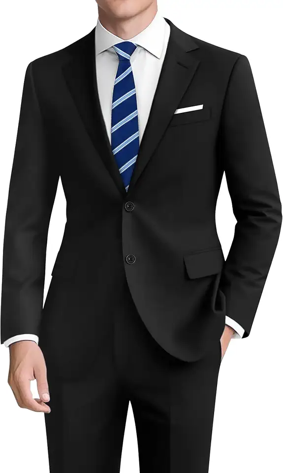 Global Recycled Standard Men's 4 Way Stretch Suit | 3 Fit Type: Regular/Short/Tall