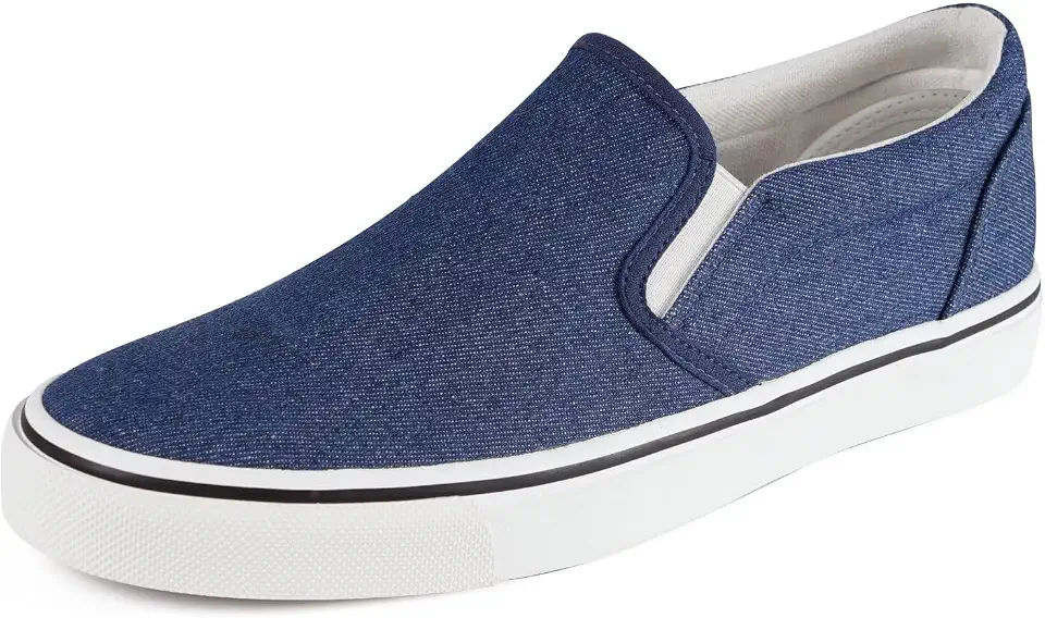 Mens Classic Slip on Canvas Shoes Casual Loafers Fashion Sneakers