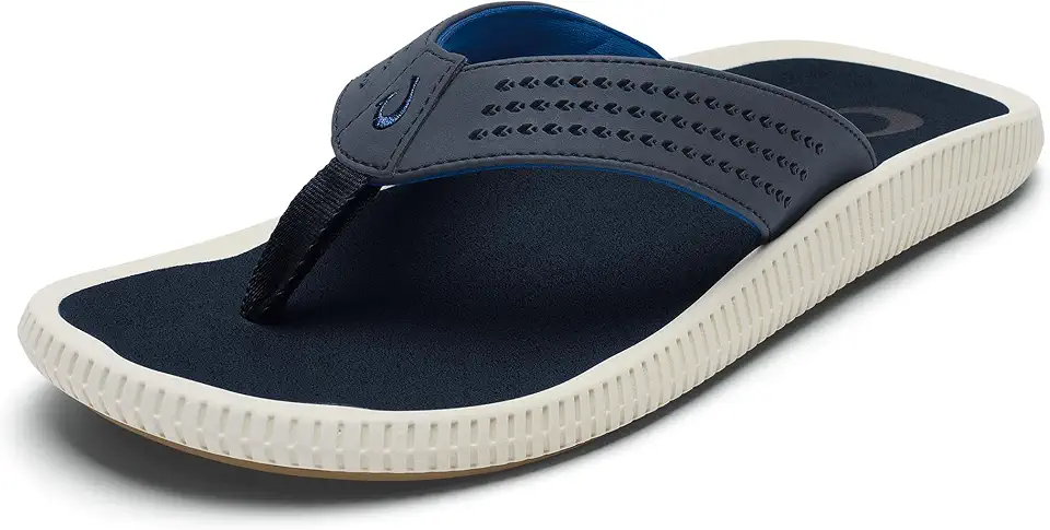 OluKai Ulele Men's Beach Sandals, Water Resistant Flip Flops