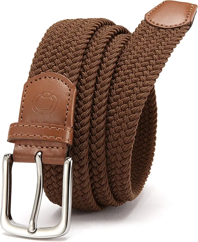 CHAOREN Stretch Belt for Men - Elastic Belt for Golf & Casual Wear
