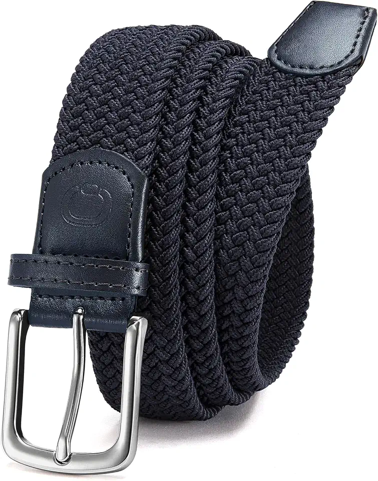 Global Recycled Standard CHAOREN Stretch Belt for Men - Elastic Belt for Golf & Casual Wear