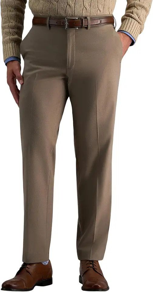 Haggar Men's JMH Straight Fit Dress Pant