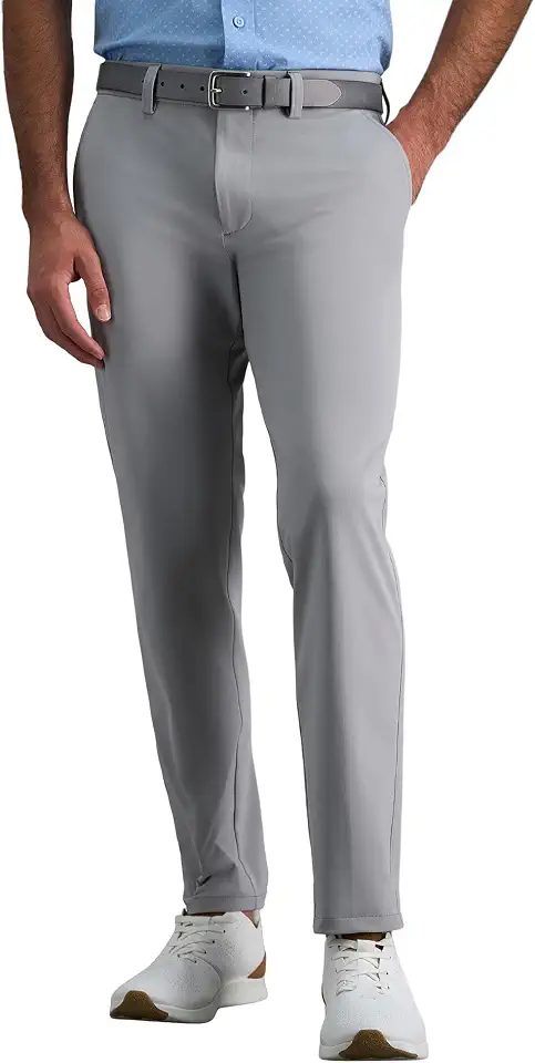 Haggar Sport Men's Straight Fit Travel Performance Pant