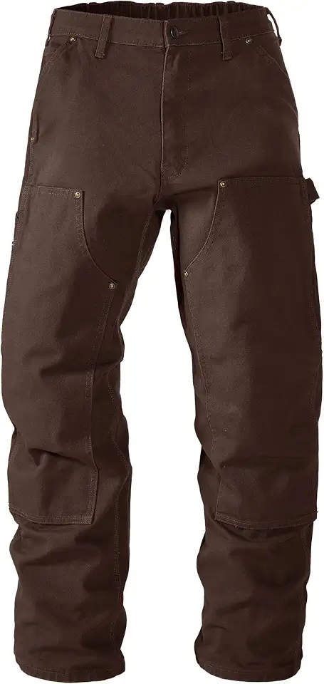 Soojun Men's 13.5 oz Heavyweight Loose Fit Double Knee Carpenter Work Pants
