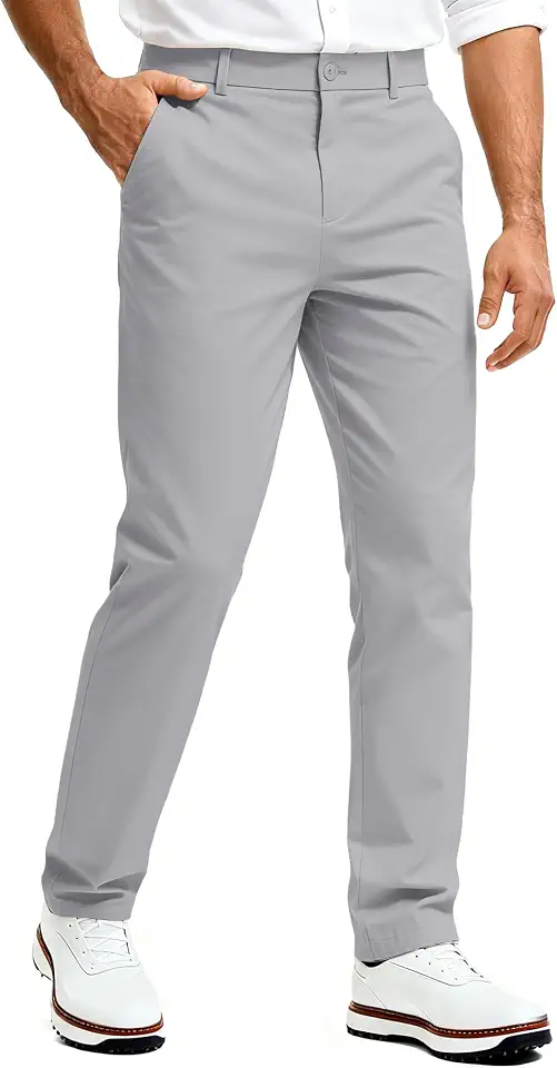 Comdecevis Men's Classic Fit Golf Pants - 30" 32" 34" Inseam