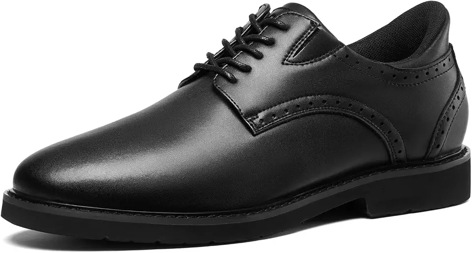HEEZ Mens Dress Shoes Slip On Comfortable Casual Dress Sneakers for Men