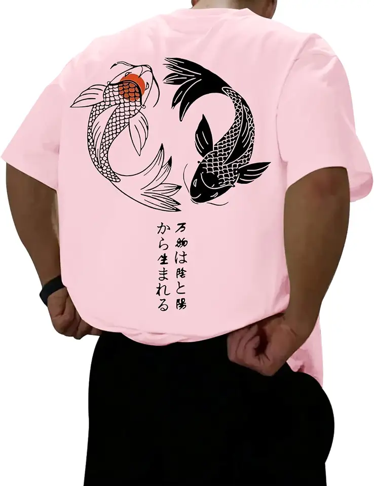 Oversized Graphic Tshirts for Men Japanese Streetwear Shirts Vintage Harajuku T Shirts Drop Shoulder Designer Tees