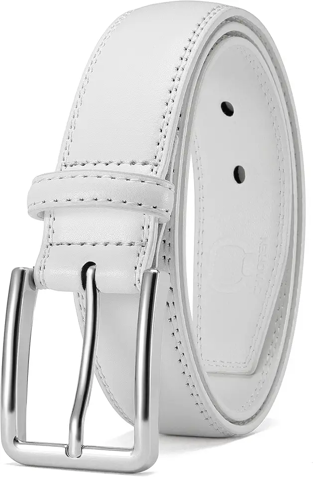 CHAOREN Men's Leather Belt - 1 3/8" Dress Belt for Business & Casual Wear