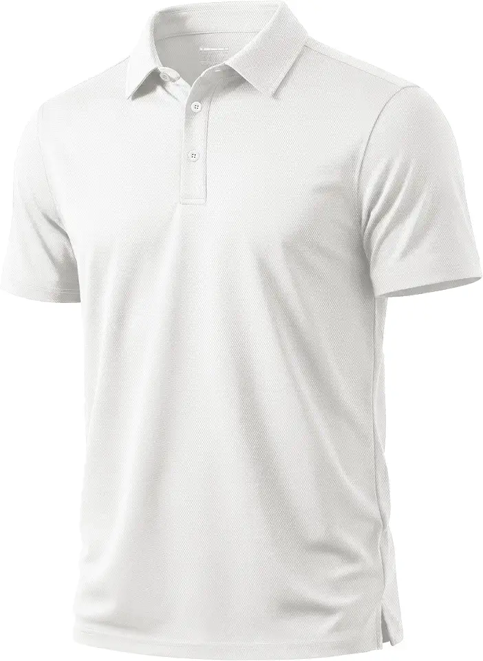 Cotrasen Mens Polo Shirts Short Sleeve Cotton Pique Classic Fit Collared