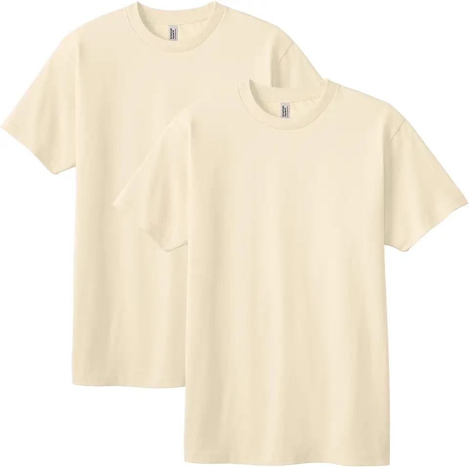 OEKO-TEX STANDARD 100 American Apparel Unisex Adult Heavyweight Cotton T-Shirt, Style G1301/G1301gd, Multipack