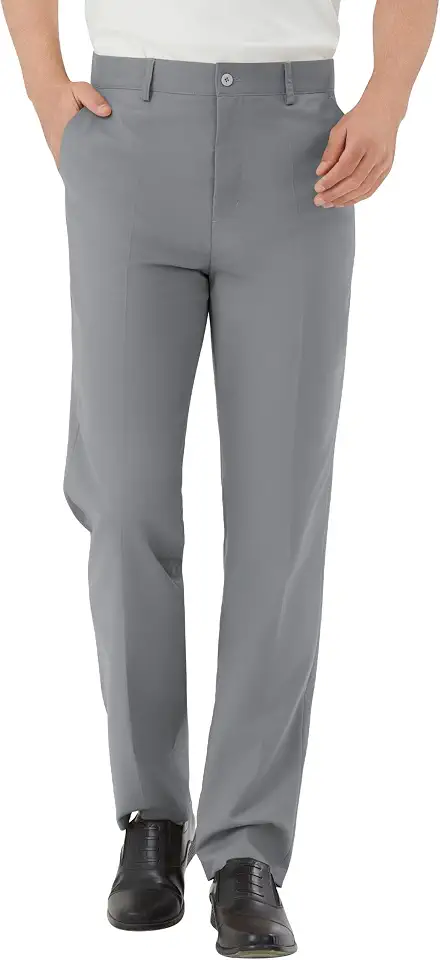 OEKO-TEX STANDARD 100 Mens Tall Classic Fit Flex Flat Front Dress Pants for Business & Office