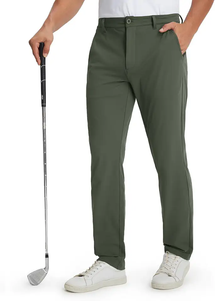 Men's Olive Green Dress Pants