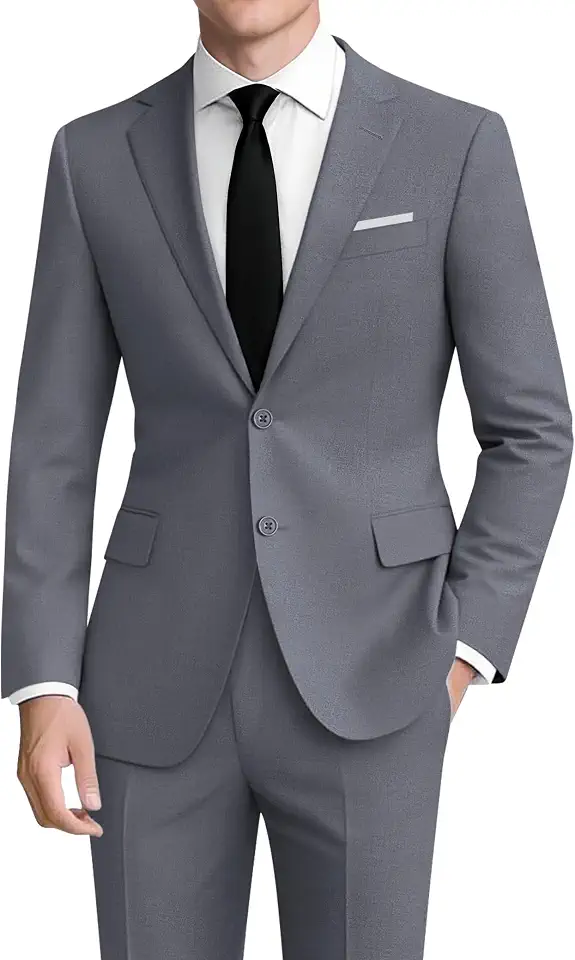 Global Recycled Standard Men's 4 Way Stretch Suit | 3 Fit Type: Regular/Short/Tall