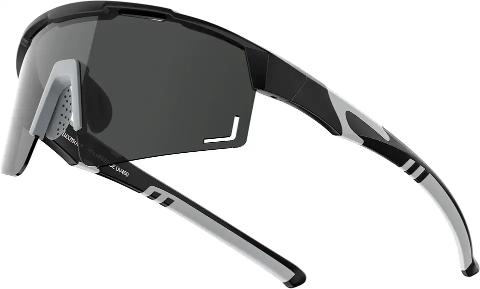 Polarized Running Sunglasses for Women Men, XL Size Cycling Sports UV400