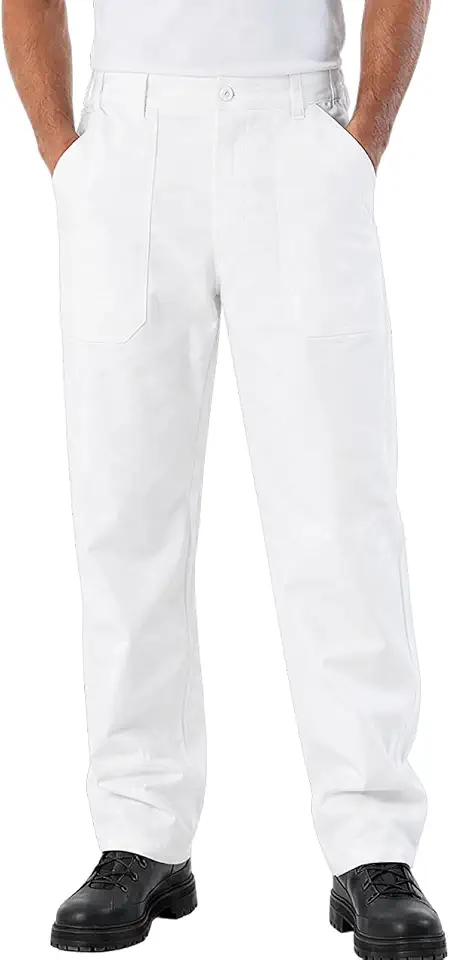 WORK IDEA Men's Relaxed Fit Work Pants Lightweight for Painter with Pockets