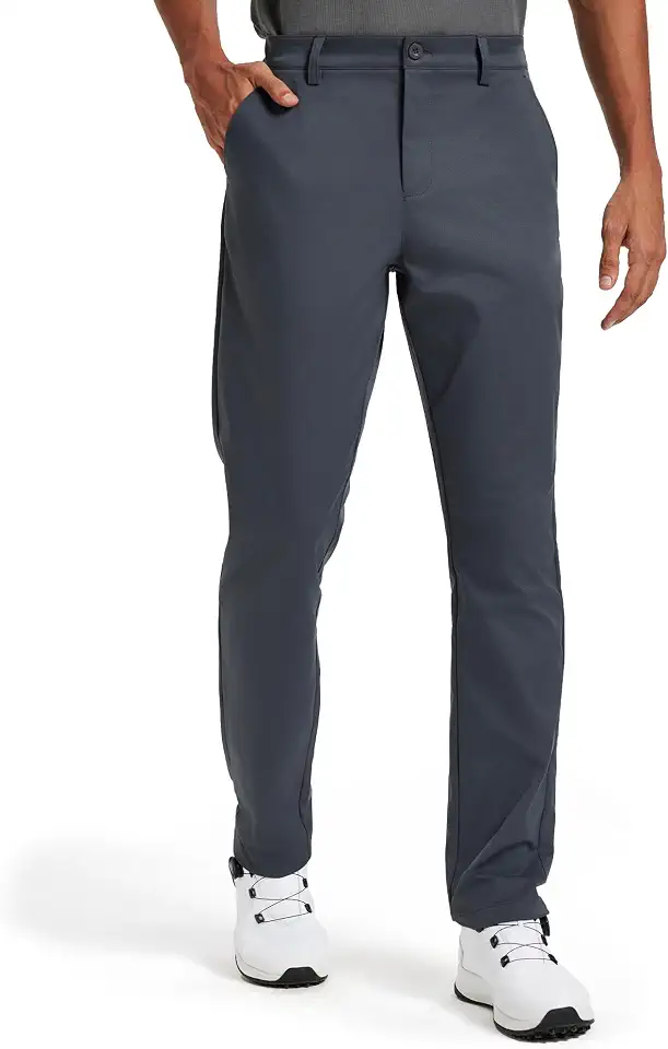 Global Recycled Standard Men's Classic Fit Stretch Golf & Dress Work Pants 30''/32''/34''