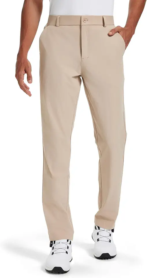 Global Recycled Standard Men's Golf Pants Chinos Stretch Work Dress Quick Dry 30"/32"/34"