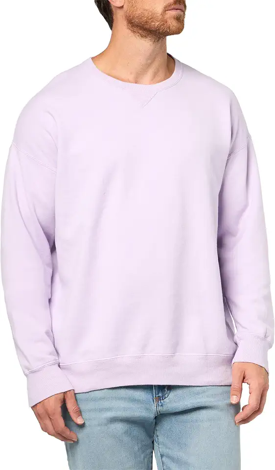 Men's Lavender Purple Crewneck Sweater