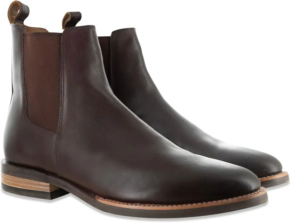 Andres Handcrafted The Statement Chelsea Boot - Men's Goodyear Welt Suede Chelsea Boots, Elastic Side Panels, Resoleable, Standard D Width