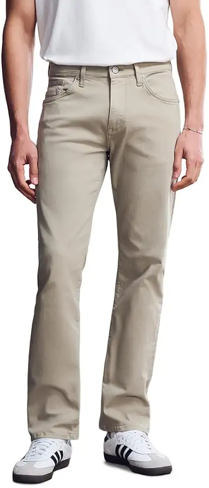 Bridge Men's Regular Rise Straight Leg Jeans