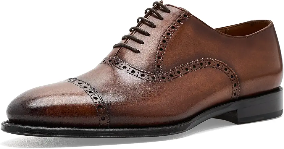 Anthony Veer Mens Windsor Brogue Cap-Toe