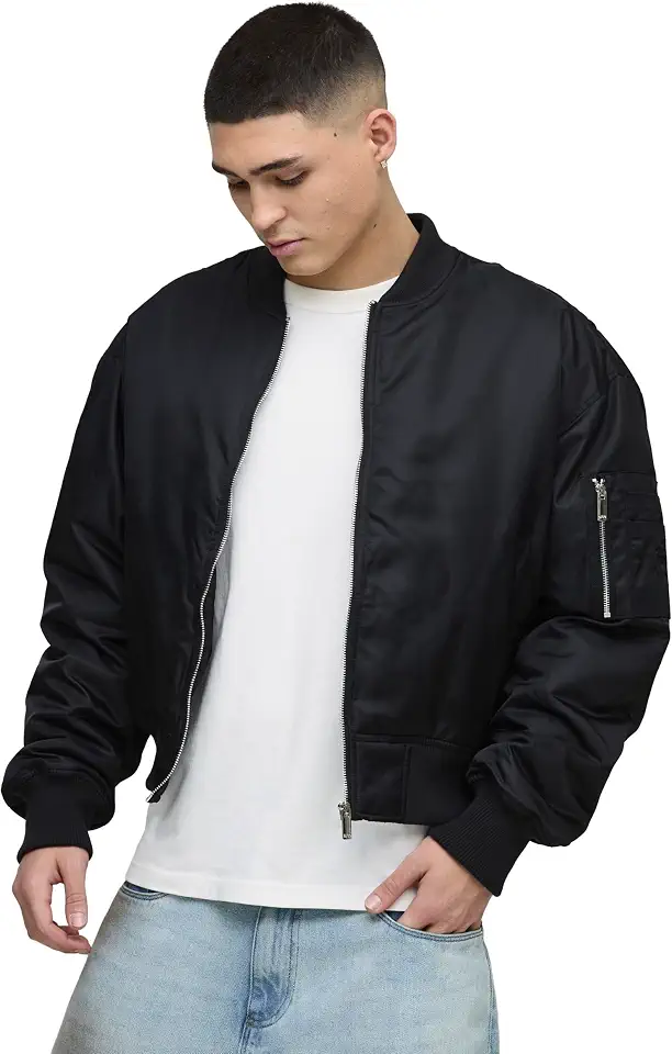 Men's Oversized Ma1 Bomber Flight Jacket