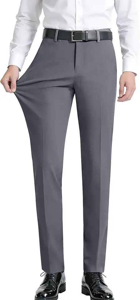 4-Way Stretch Men’s Dress Pants| 3 Fits: Slim/Regular/Plus