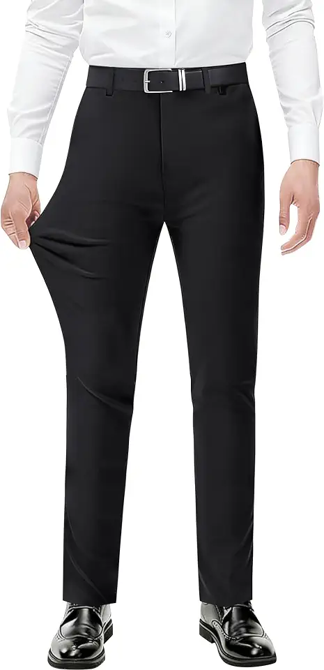 Global Recycled Standard 4-Way Stretch Men’s Dress Pants| 3 Fits: Slim/Regular/Plus