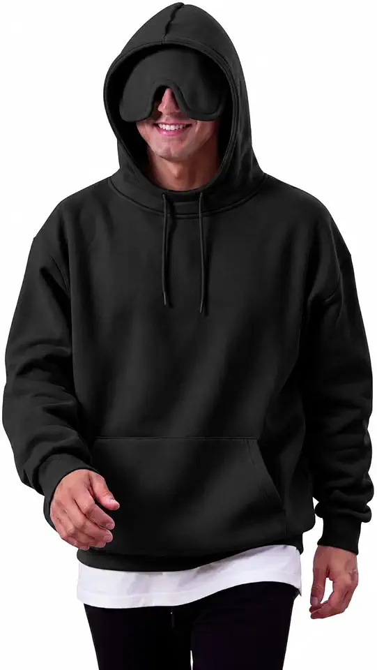 CANGHPGIN Mens Fleece Cotton Hoodie Pullover Casual Hooded Sweatshirt