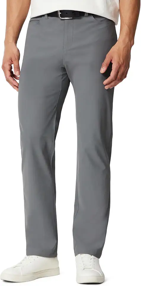 Men's Charcoal Grey Stretch Commuter Pants