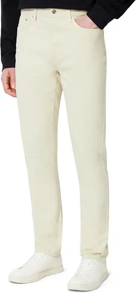 Men's Off White Slim Fit Chino Pants