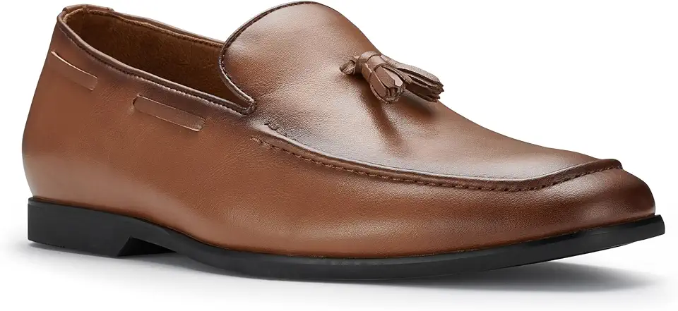 Ferro Aldo Men's Premium Moc Toe Loafers | Casual & Dress Styles with Tassels & Horsebit Buckles